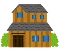 木造住宅のイラスト