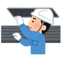 シャッターの点検のイラスト