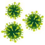 MERSウイルスのイラスト